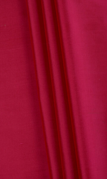 Red Plain Affordable Custom Drapery
