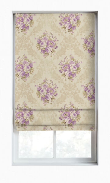 Printed Custom Roman Blinds For Bedroom