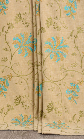 Floral Custom Extra Long Curtains