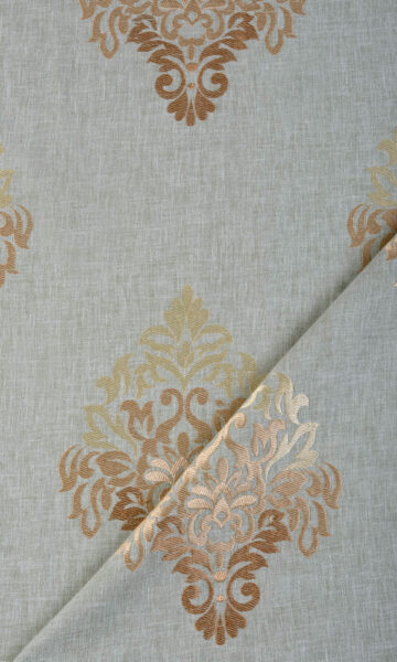 Grey Floral Custom Window Blinds