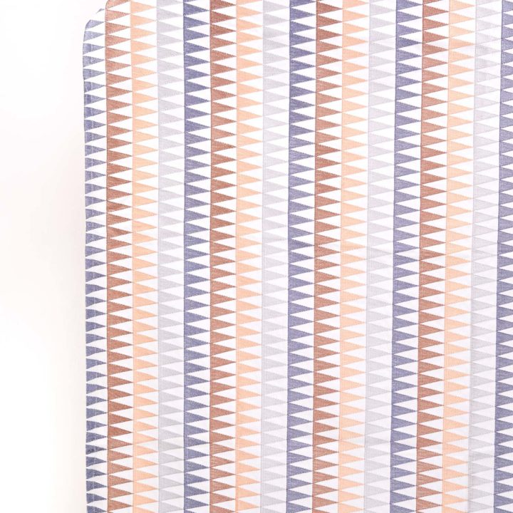 &#8216;Stripe Two&#8217; Custom Size Kids Window Shades (Lilac/ Peach)