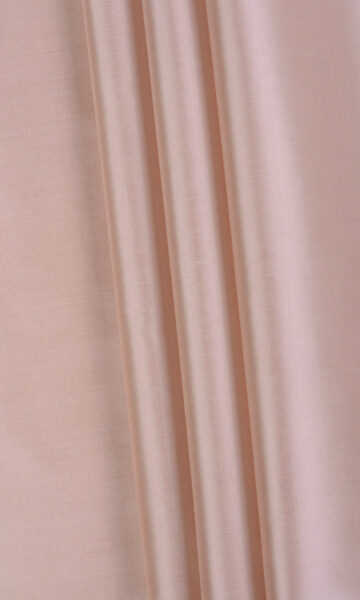 Peach Silk Window Curtain