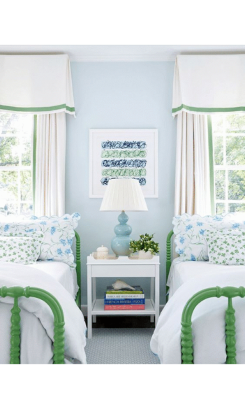 Custom Curtains and Drapes with Grosgrain Ribbon Trim I Spiffy Spools