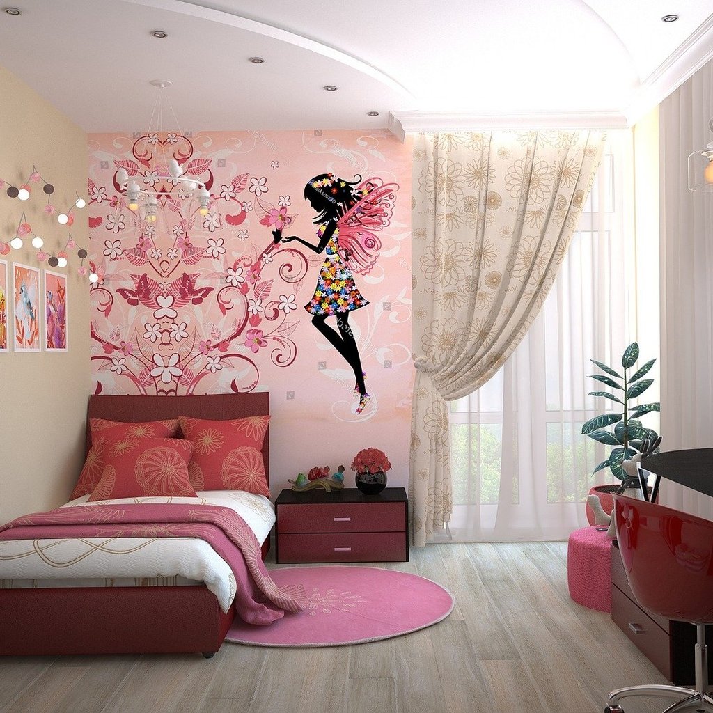 Get the girls bedroom curtains ideas with Spiffy spools