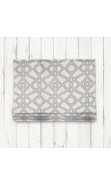 Peach & Grey Window Curtain