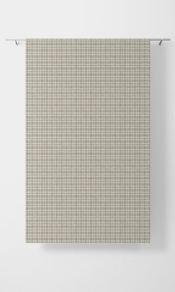 Modern Check Custom Curtains For Living Room