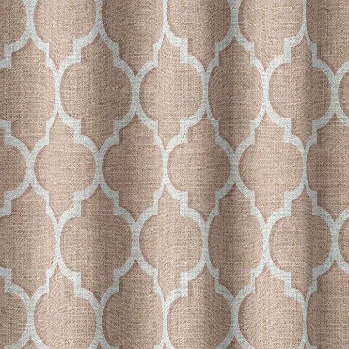 &#8216;Winter Anise&#8217; Fabric Swatch (Blush Pink/ White)