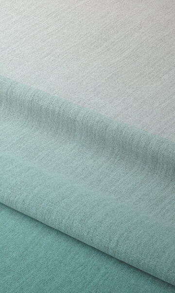 White And Teal Green Shade Drapes