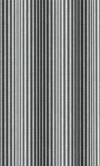 Long Striped Curtain For Drawing Room
