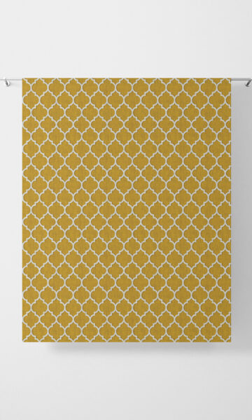 Yellow Custom Roman Blinds For Bedroom