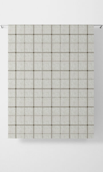 'Marianna Aria' Modern Striped Print Window Blinds (White/ Beige) - Image 3