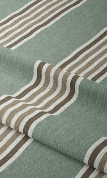 Cotton Striped Custom Extra Long Drapes