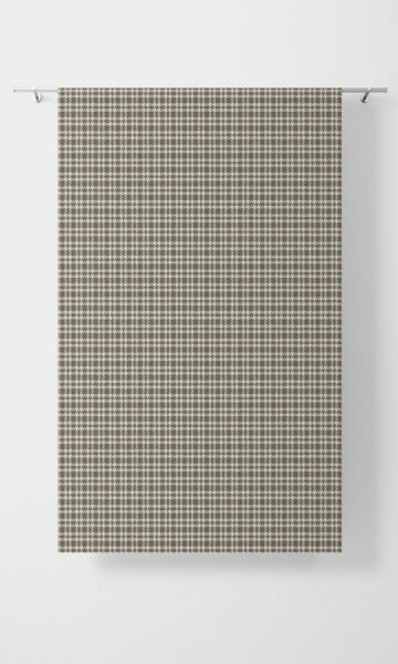 Modern Check Custom Curtains