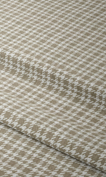 Checked Custom Curtains & Roman Shades