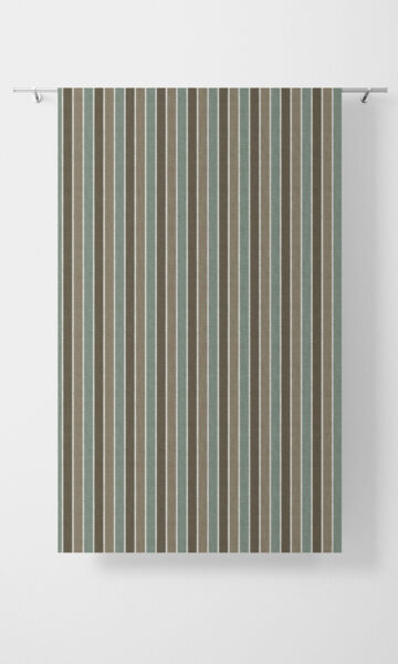 Cotton Striped Custom Drapes For Living Room