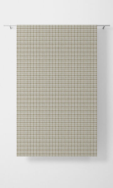 Checked Pattern Custom Drapes For Dining Room