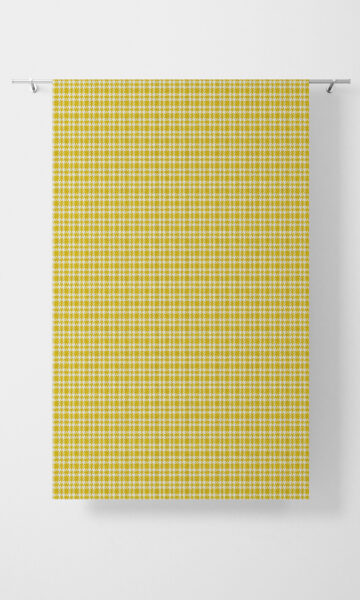 Yellow Check Custom Curtains For Kids Room