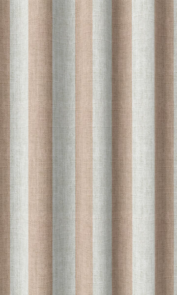 Pink Striped Affordable Custom Drapery For Nursery