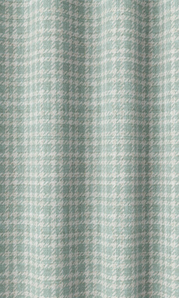 Checked Custom Window Roman Shades