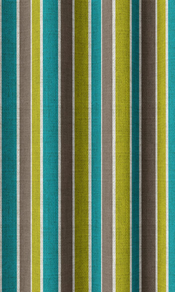 Striped Custom Drapes For Bedroom
