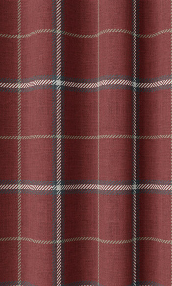 Checked Custom Drapes For Window Treatment