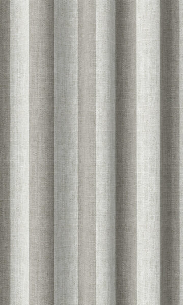 Grey Striped Wide Custom Curtains