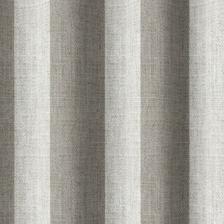 &#8216;Dark Ash&#8217; Custom Striped Window Curtains &#038; Drapes (Grey)