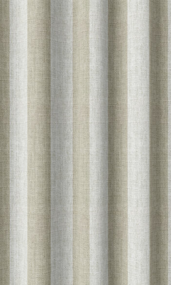 Beige Striped Affordable Printed Custom Valance