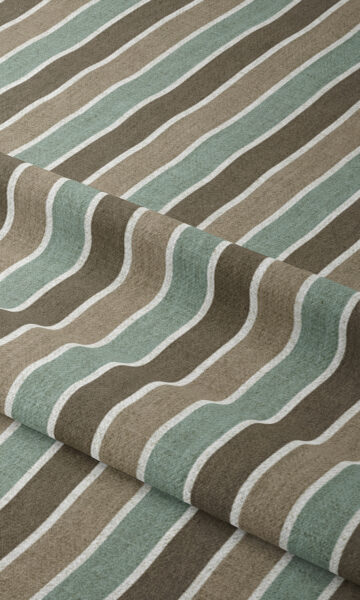 Striped Custom Fake Roman Shade For Living Room
