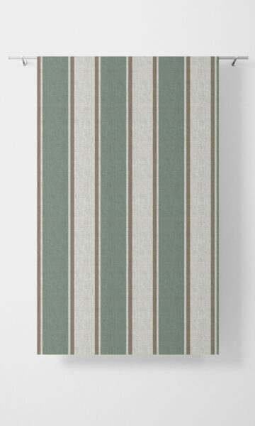 'Granite Blue' Striped Window Shades (Blue/ Brown/ White) - Image 3