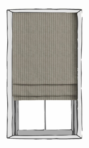 Grey Printed Extra Long Custom Drapes