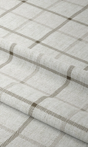 'Marianna Aria' Modern Striped Print Window Blinds (White/ Beige) - Image 2