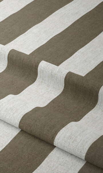 Brown And White Print Custom Drapes