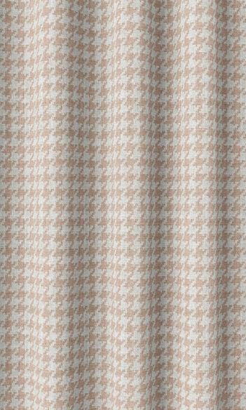 Pink Printed Custom Curtains For Dining Room