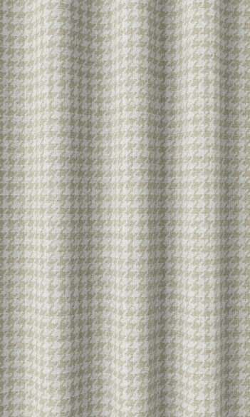 Beige Printed Custom Drapes For Living Room