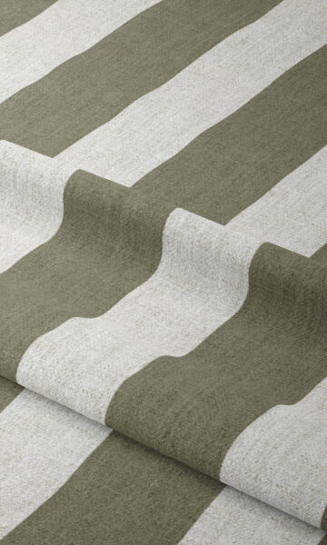 White And Brown Striped Extra Wide Custom Curtains