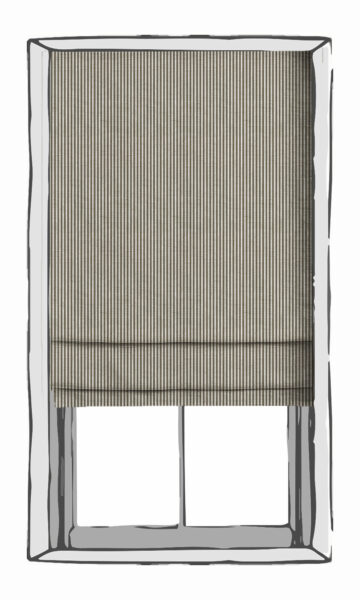 Striped Pattern Window Treatment