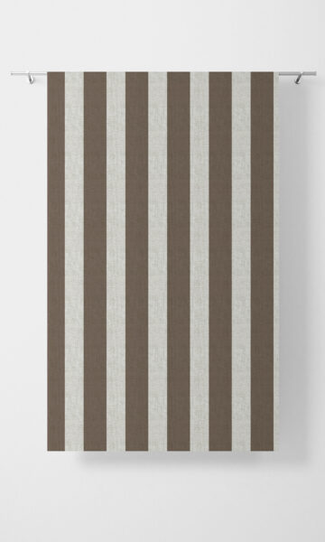 Striped Custom Curtain For Window Treatment
