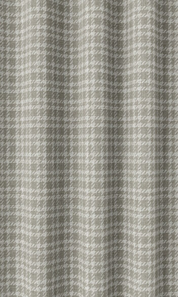 'Virgin Mountain' Check Patterned Bespoke Shades (Grey/ White)