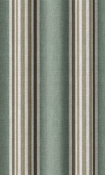 Cotton Striped Custom Extra Long Drapes