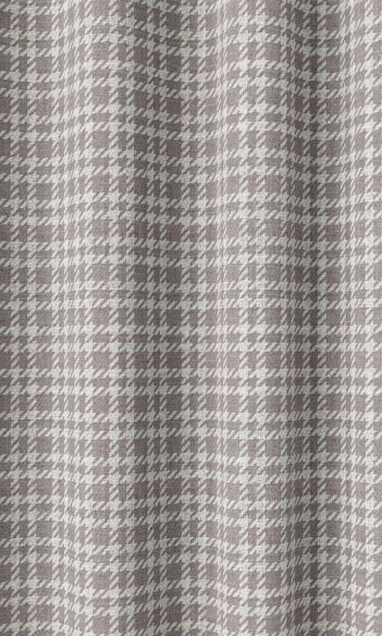 Checked Custom Drapes For Window Treatment