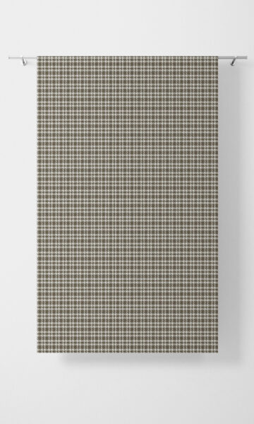 Modern Check Pattern Curtains For Living Room