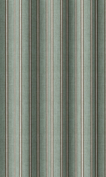Green Striped Custom Drapes And Curtains