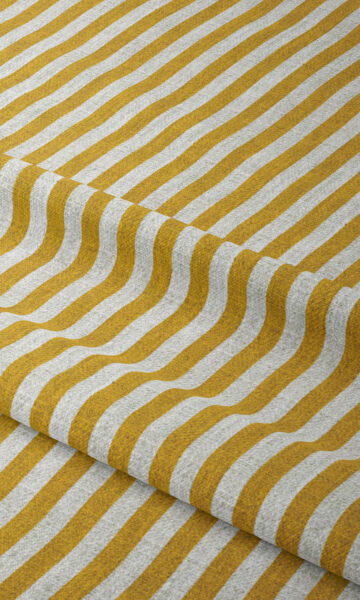 Yellow Striped Custom Valance