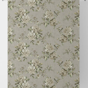 Green Floral Custom Bedroom Blinds