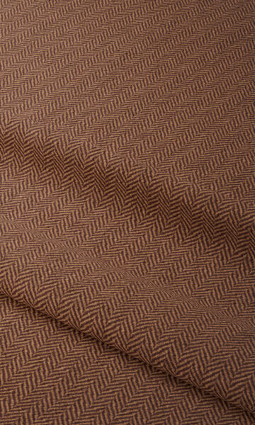 Brown Patterned Window Roman Shades