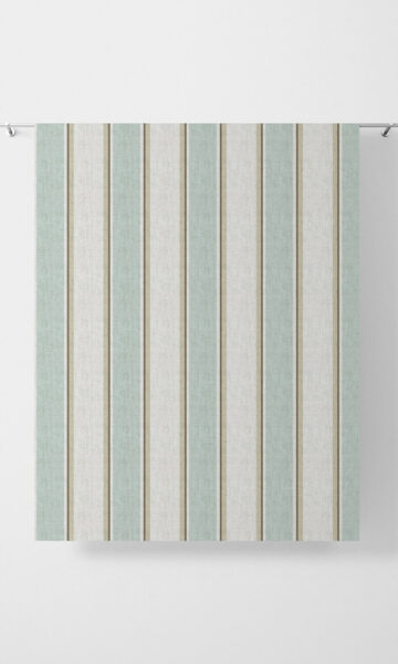 Striped Green Custom Custom Drapes