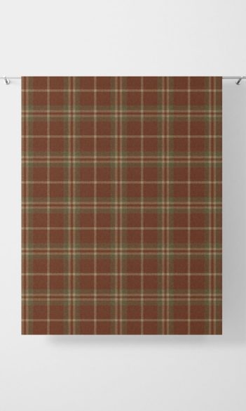 Modern Check Living Room Curtains