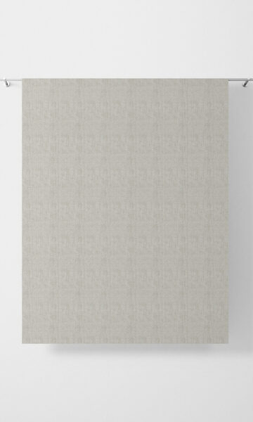 Grey Patterned Custom Roman Shades