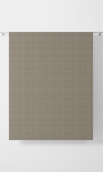 Beige Patterned Bathroom Custom Curtains